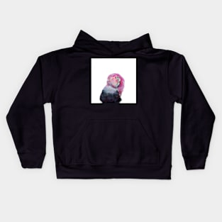 The Girl with pink hair Kids Hoodie